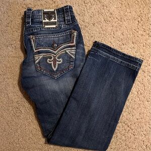 Rock Revival Walker Boot Stretch Jean Mens 34